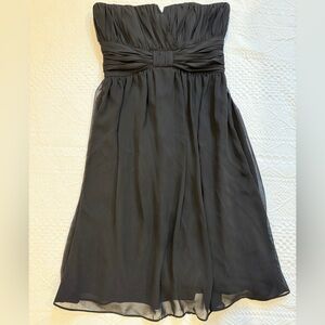 White House Black Market Strapless Black Dress size 0